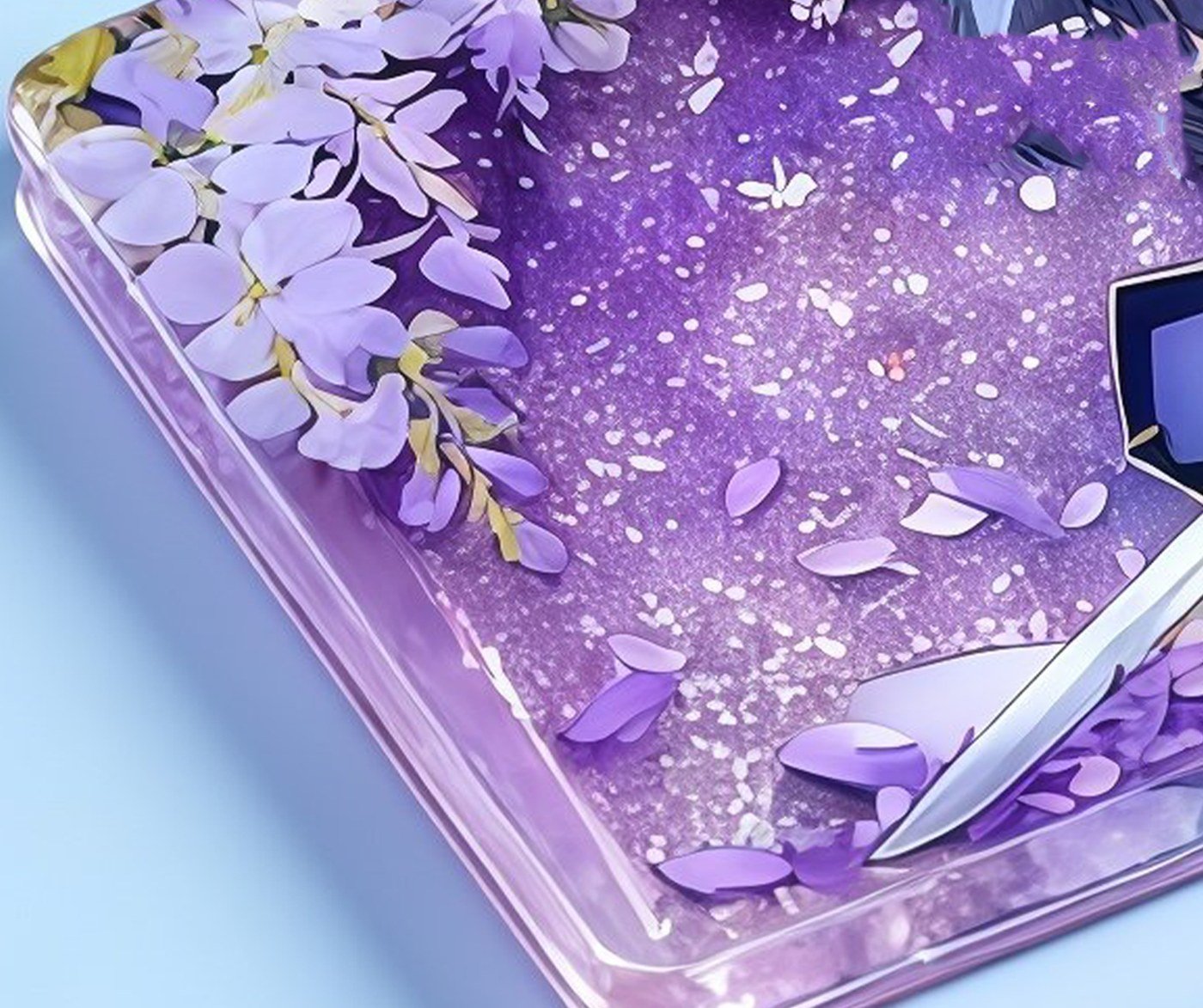 Glitter finish