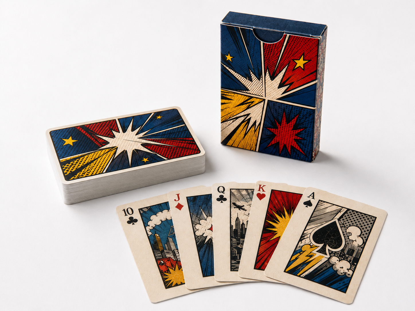 Custom playing cards and tuck box