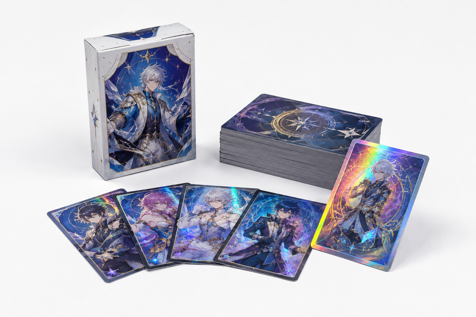 Custom TCG cards and card box